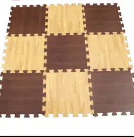 Karpet Wooden Matt Puzzle Motif Kayu Harga Terjangkau