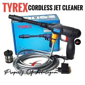 Cordless Jet Cleaner Mesin Cuci Motor Steam AC Baterai TYREX SUNC