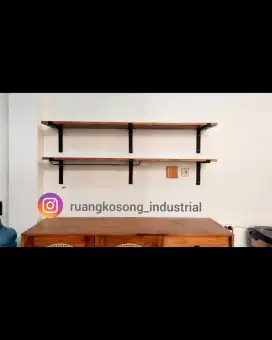 RAK DINDING AMBALAN KAYU CUSTOM