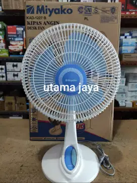 KIPAS ANGIN MEJA MIYAKO 12in KAD-1227B (BARU dan BERGARANSI 1TH)