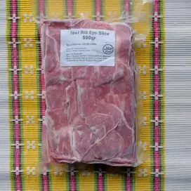 Daging Sapi Slice Rib Eye (Low Fat) (500gram)