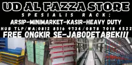 Rak Besi Siku Lubang Uk.L40xP100xT200 5 Ssn Free Ongkir Se-jabodetabek
