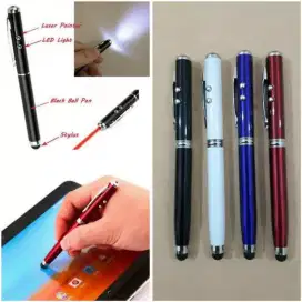 Pena Stylus Drawing Touchscreen  4 in 1=Pulpen +Laser Pointer +Senter