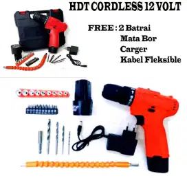 Bor Baterai 12V Koper Set