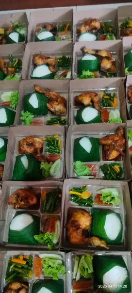 Paket Nasi kotak Ayam Goreng mentega nasi box catering Jakarta bekasi