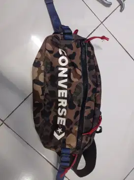 Murah Nett Tas Waist Bag Converse Camo Original