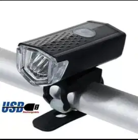 Lampu Sepeda Depan Usb Waterproof