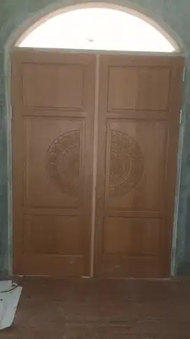 Pintu kusen jendela kayu oven dan almunium