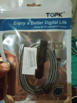 Kabel cas magnetic USB cocok buat android simple aman