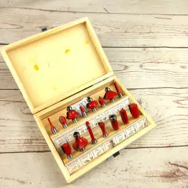 rct mata bor carbide router bit woodworking 8mm  15pcs