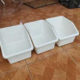 SOCKERBIT Plastic Strage 3-Pcs Set IKEA (Minus ada noda)