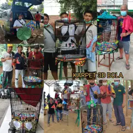 KARPET BOLA BOLA 3D ANTI TURUN BAWA HOKY SOLUSI LOMBA