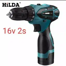 Mesin Bor Cordless Battery 16.8 v