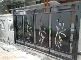 Pintu dorong plat cutting laser