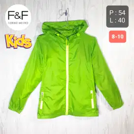 Jaket Windbreaker Anak FLORENCE & FRED Kids Usia 8910 Second Original