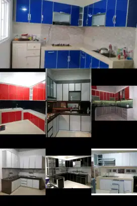 Kitchen set aluminium ACP Anti rayap tahan air