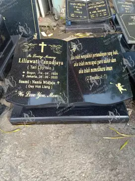 Batu nisan buku full marmer granit