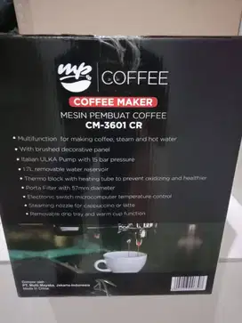 JUAL MESIN COFFE BARANG BARU BELUM PERNAH DIPAKE JUAL RUGI