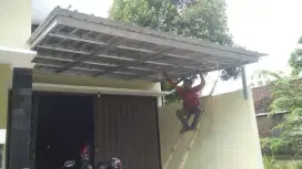 Rangka atap dan kanopi baja ringan lebih efktif