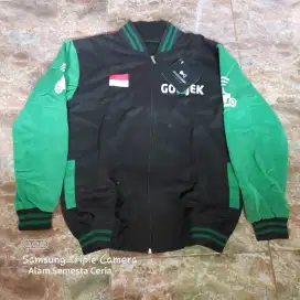 Jaket Go Jek Hitam Hijau