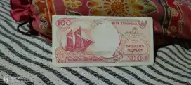 uang 100 rupiah perahu layar