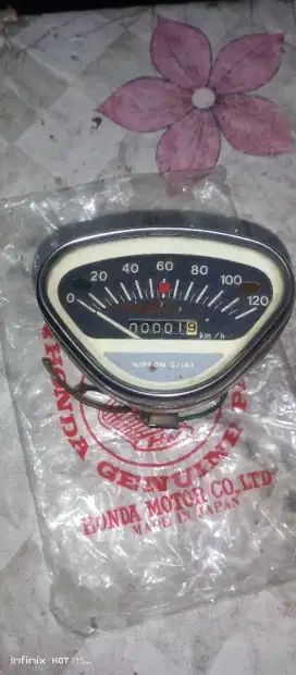 Speedometer spidometer honda s90 castrol 66 original baru