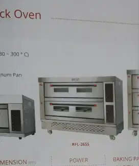 Oven Gas Getra Pizza 2 Deck 6 Loyang