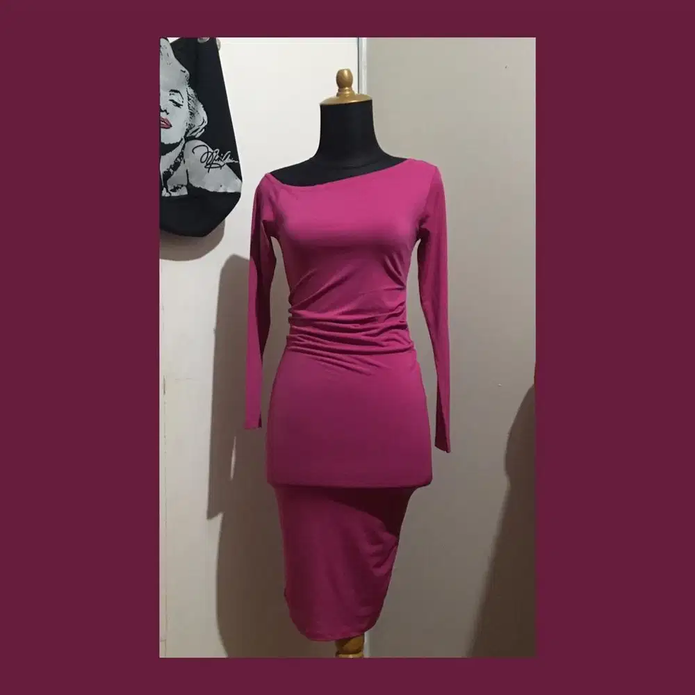 Dress Pink Bodycon/Pressed Body