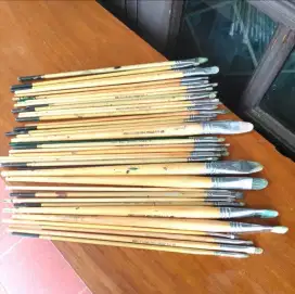 40 Pcs Kuas Lukis Peralatan Melukis Hwa Hong Eterna Atorna Ashey Xpres