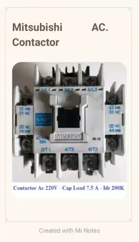 Mitsubishi  AC  Contactor