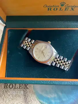 Rolex datejust halfgold 16013 vintage all original rare