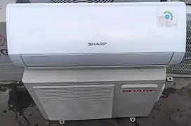 AC sharp 1/2 PK harga plus pasang garansi 6 bulan dingin istimewa