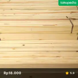 Kayu Jati Belanda Ex palet 1.5x8x200cm Serut