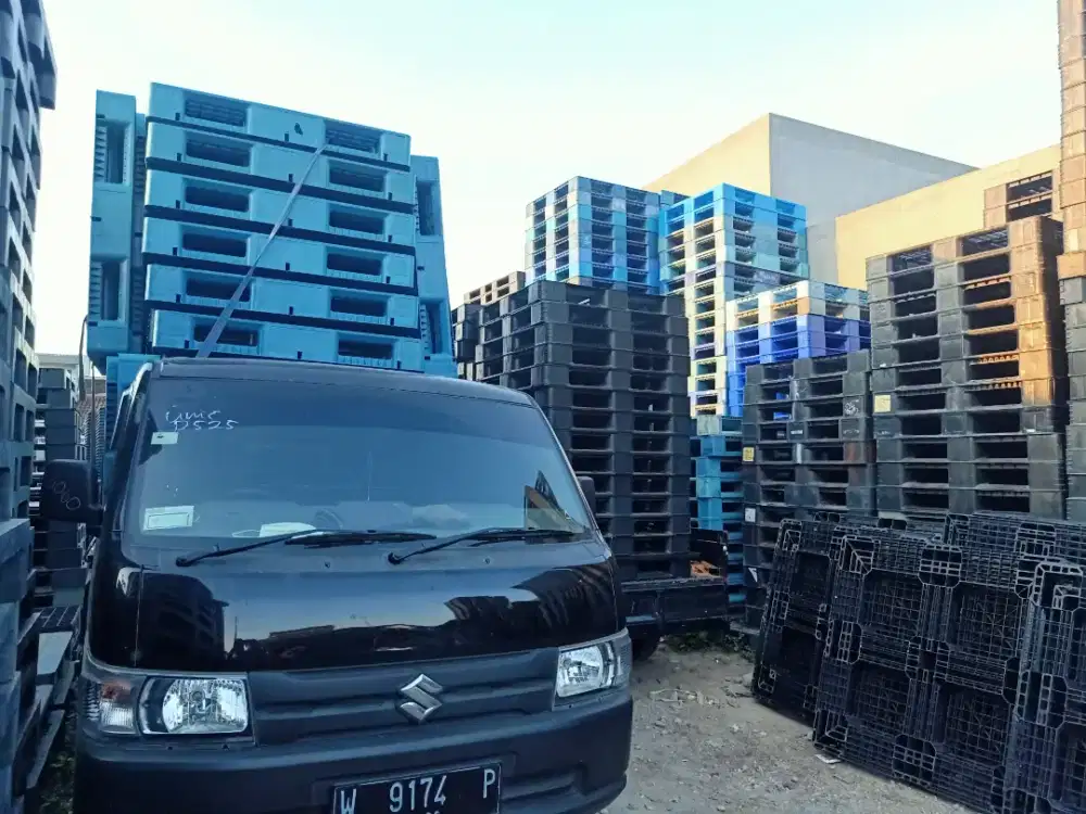 Palet plastik segala ukuran ready stok ribuan harga terjangkau