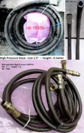 Hydraulic high pressure hose
