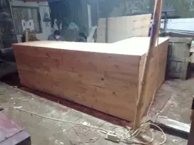 Meja bar cafe bisa custom