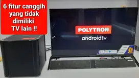 Tv Led Polytron Android Soundbar 32 inc Smart Digital