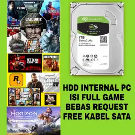 Hardisk 1TB Isi Full Game PC