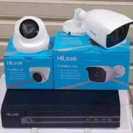 PAKET  CCTV HILOOK 2.0 MP 4 KAMERA DAN SUDAH SAMA JASA PEMASANGAN