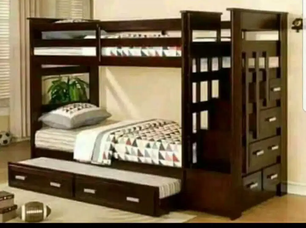 Dipan Tingkat Anak Laci 120x200 Sending