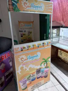 dijual booth es teh bisa minuman lain jg bisa