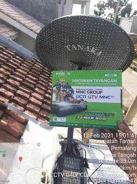 1 paket antena parabola mini tanpa biaya berlanganan