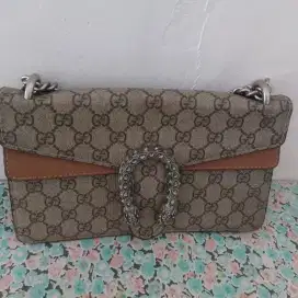 Tas gucci dino kanvas & suede