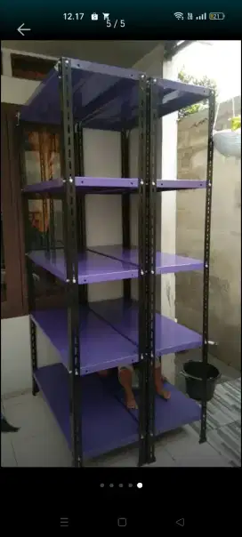 Rak besi susun murah