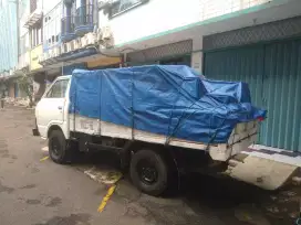 jasa angkut barang pindahan dengan engkel bak ( ada terpal dan sopir )