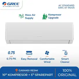 AC Gree 3/4pk Type 07MOO5S (Termasuk Pasang)