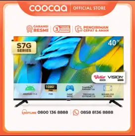 Coocaa TV Android 40 Inch FULLHD 40S7G Terbaru