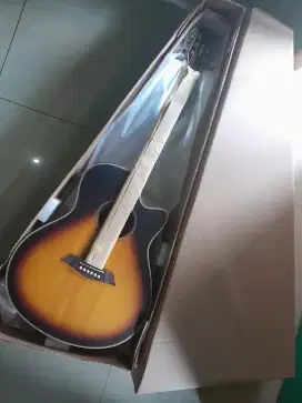 Gitar dame lilies 200 E GL-VS top solid akustik elektrik