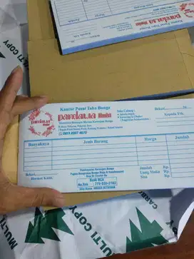 cetak nota - kwitansi - surat jalan