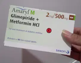 Amaryl M Sanofi 2mg/500mg (box)